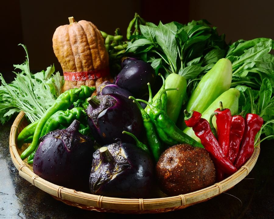 契約農家から仕入れた京野菜を使っています 