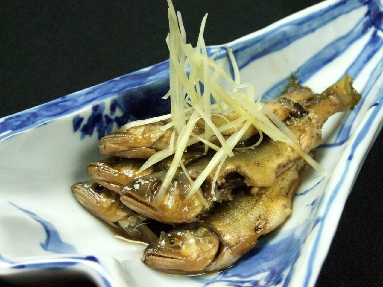 稚鮎の生姜煮(琵琶湖)